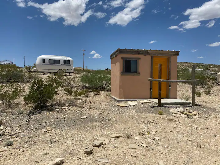 A small shack in the middle of nowhere